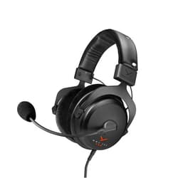 beyerdynamic MMX 300 PRO Closed Gaming Headset with Stellar.45 Driver and Condenser Microphone, Wired Gaming Headset Suitable for PC, Gaming Console, PS, Switch. Handmade in Germany, Black