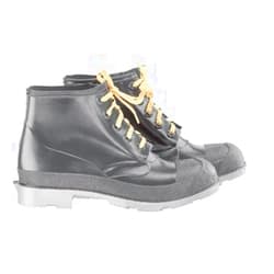 Bata Shoe 86104-11 Onguard Industries Size 11 Black 6'' Polyblend PVC And Polyurethane Chemical Resistant Workshoes With Cleated Outsole, Steel Toe And Removable Insole, 15.34 fl. oz., 6