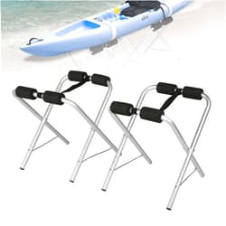 DC DICLASSE Kayak Storage Rack, Aluminum Freestanding Kayak Stand with 165 LBS Capacity, Foldable Portable Kayak Paddle Holder for Indoor and Outdoor