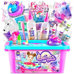 FUN KIDZ Fluffy Unicorn Slime Kit for Girls, FunKidz Cloud Slime Gift for Ages 6+ Kids Fun Slime Making Kit Awesome Craft Toy Birthday Present Ideas