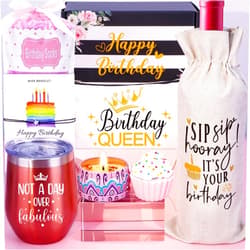BaiCai Birthday Gifts for Women, Happy Birthday Gift Basket for Women Spa Gift Set for Her Best Friends Female Mom Sister Grandma Coworker Wife Birthday Gift Ideas, Unique Gifts for Women Who Have Everything