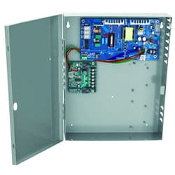 SCHLAGE - PS902-4RFA Schlage Electronics PS902 2-Amp Class 2 Power Supply with 4-Relay Output Board and Fire Alarm Interface Board, 12/24VDC Output, 120/240VAC at 50/60 Hz Input