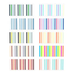Temiary 3000Pcs Reusable Transparent Highlighter Tape, Short Highlighting Strips Index Tabs, Aesthetic Sticky Notes for Office School Supplies