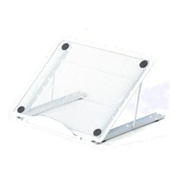 Ymeibe Ergonomic Laptop Tablet Stand Metal Mesh Ventilated Desktop Adjustable Computer Holder Riser Compatible with Apple MacBook Air Pro Dell XPS HP Samsung Lenovo More Laptops up to 16