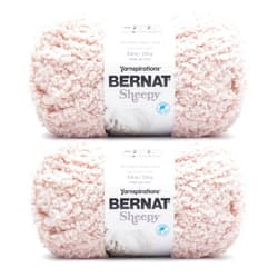 Bernat Sheepy Plush Pink Yarn - 2 Pack of 250g/8.8oz - Nylon - 6 Super Bulky - Knitting/Crochet