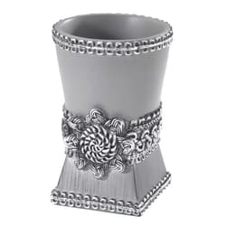 Avanti Linens Braided Medallion, Tumbler, Granite