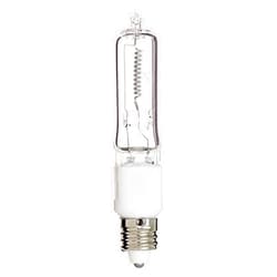 Satco S3485 1/Card 120V 100-Watt T4 E11 Base Light Bulb, Clear