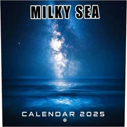 Herman Glass Milky Sea Calendar 2025: Bioluminescent Wonders of the Ocean