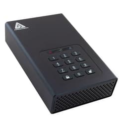 Apricorn 2TB Aegis Padlock DT 256-Bit Encrypted USB 3.0 Hard Drive (ADT-3PL256-2000)