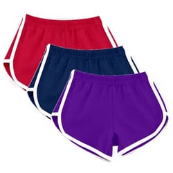 Bawilom 3PC Shorts for Women Summer Casual Lounge Workout Yoga Shorts Stretch Active Wear Beach Volleyball Sport Mini Shorts