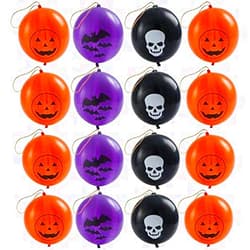 Amscan Creepy Halloween Ghoulish Punch Balloon Party Supplies | 32 Count (2 Mega Value Packs) | Great as Trick-or-Treat and Horror House Decoration