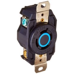 Leviton 20 Amp, 250 Volt, Flush Mount Locking Receptacle, Industrial Grade, 2420