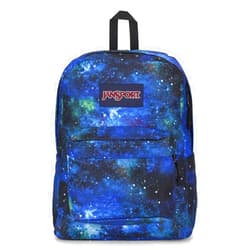 JanSport SuperBreak One Backpack - Durable, Lightweight Bookbag with 1 Main Compartment, Front Utility Pocket with Built-in Organizer - Premium Backpack, Cyberspace Galaxy