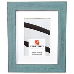 Craig Frames Jasper, 8 x 10 Inch Country Dixie Grey Picture Frame Matted to Display a 5 x 7 Inch Photo