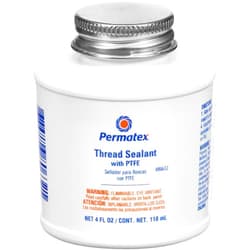 Permatex ITW Devcon 80632 Permatex Thread Sealant with PTFE, 4 oz Can, White