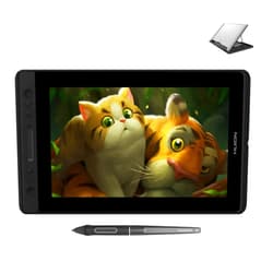 HUION KAMVAS Pro 13 Graphics Drawing Monitor with Stand, Full-Laminated Anti-Glare Screen Battery-Free Stylus 8192 Pen Pressure - 13.3 Inch Pen Tablet Display for Linux, Windows and Mac