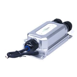 FASTCABLING Outdoor Industrial PoE++ Injector, 10/100/1000Mbps, IEEE802.3bt, Supplies up to 60W, 100-240V AC Input, Built-in Power Supply, IP67 Waterproof, 6kV Surge Protection, Distances up to 100M