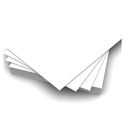 IEIDidactics™ Vibhuti Crafts A4 White Mount Board-Set of 10, 210mm x 297mm or 8.27