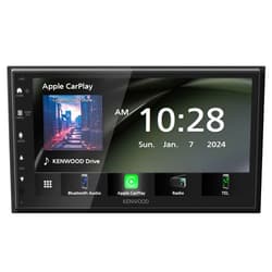 KENWOOD DMX4710S Digital Car Stereo (50W x 6-Ch), Apple CarPlay & Android Auto Compatible, Bluetooth-Enabled Head Unit with 6.8