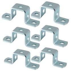 Skelang 6 Pcs U Shaped Connector Bracket with 5 Holes Fitting All 1-5/8