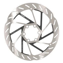 SRAM HS2 Disc Brake Rotor - 180mm, 6-Bolt, Rounded, Silver/Black