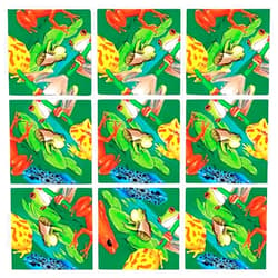 B. dazzle, inc Scramble Squares Frogs 9 Piece Challenging Puzzle - Ultimate Brain Teaser and Mind Game for Young and Senior Alike - Engaging and Creative with Beautiful Artwork - by B.Dazzle