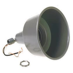 BELL 5613-0 Raco 5613 Architectural Lamp Holder, 75 W, Par38, Gray, Die Cast Zinc