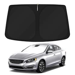 KUST Custom Fit Windshield Sun Shade for 2011-2018 Volvo S60 Accessories Sunshade Sun Visor Protector Foldable Blocks UV Rays Keep Your Car Cooler