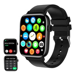 PJYUBVOR 1.90'' with Smart Watch(Answer/Make Calls),Smart Fitness Tracker Watches for Android/iOS Phones,Bluetooth Call and Text Message/Sleep Monitor/Heart Rate/Android Smartwatch for Women Men