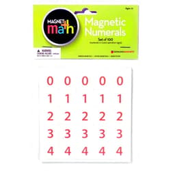 Dowling Magnets Magnetic Numerals (.88 inch in diameter), Set of 100