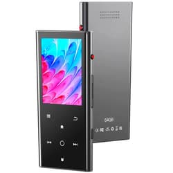 AOOGD 64GB MP3 Player, MP3 Player with Bluetooth 5.2, 2.4