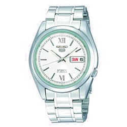Seiko Mens Analogue Automatic Watch with Stainless Steel Strap SNKL51K1, Silver, Bracelet