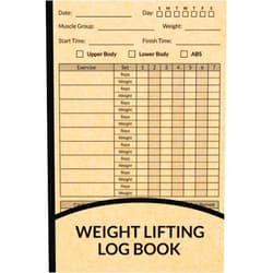 By Carlos Henry Johnson (Author) Weight Lifting Log Book: Workout and Fitness Record Tracker for Men and Women