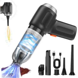Opinta Mini Vacuum Cleaner for Car, 3 in1 Wireless Handheld Car Vacuum Rechargeable 8000PA High Power, Keyboard Vacuum & Air Blower & Hand Pump for home & office, Inflate SwimRing
