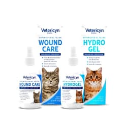 Vetericyn Plus Cat Wound Care Bundle for Optimal Healing, Skin Care and Relief