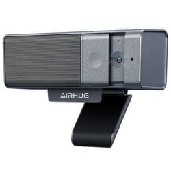 AIRHUG Webcam, 3 in 1 1080P USB Webcam with Microphone and Speaker, Privacy Cover, Ideal for Video Conferencing, Online Class, Game Live