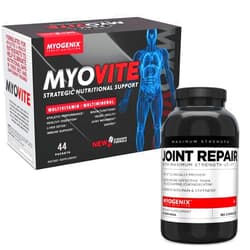 Myogenix Joint & Tissue Supplement & Myovite Multivitamin – Advanced Mobility & Daily Nutrition – UC-II Collagen, MSM, and Full-Spectrum Vitamins for Performance & Recovery