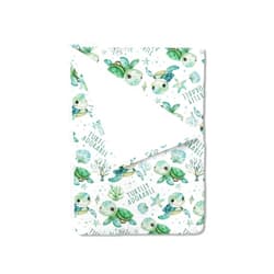 HawSkgFub Cute Under The Sea Turtle Baby Blanket for Boy Girl Gift, Ocean Animal Turtley Adorable Flannel Fleece Nursery Bed Blankets, Soft Lightweight Newborn Infant Toddler Kids Crib Bedding 30 x 40