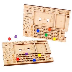 CZYY Investigator Dashboard Set of 2 Player Organization Board Wood Laser Cut Game Accessories for Arkham Horror LCG & Eldritch Horror