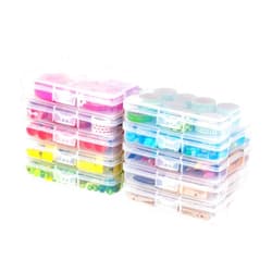 IRIS USA Scrapbook Paper Storage Cases, 10-Pack, Fits 4