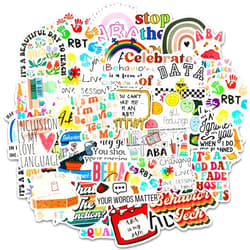 Frienda 172 Pcs ABA Stickers Applied Behavior Analysis Waterproof Vinyl Sticker Decals Cartoon ABA Therapy Sticker for Autistic Water Bottle Laptop Journaling Party Supply Decor