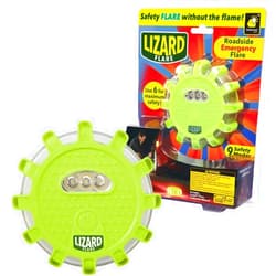 Lizard Flare Flameless LED Road Flares, As Seen On TV Magnetic Safety Flares for Emergency Kit for Vehicles, 15 LED Lights with 9 Safety Modes, DOT Compliant, 1 Count, Holiday Gift