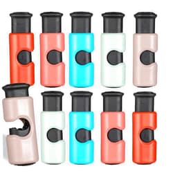 Hedameili Squeeze and Lock Bread Bag Clips Bread Bag Clips Bread Clips Chip Clips Bag Clips (10pcs Colored)