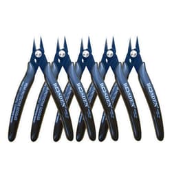 BOOSDEN Flush Cut Pliers, 5 Pack, 5 Inch Small Wire Cutters, BOOSDEN 170 Wire Cutters Flush Cutter Pliers, Micro Flush Cutter, Wire Cutters for Crafts, Models, Zip Ties Snips, Nippers, Electronic Side Cutters