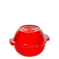 Emile Henry Ceramic Bread/Potato Cooker | Burgundy