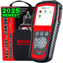 Autel AutoLink AL619 Scanner, 2025 ABS SRS Airbag Warning Light Diagnostic Scan Tool, Up of AL519 ML519 ML619, 10 OBDII Test Modes, DTCs Lookup, Live Data, Turn Off Check Engine Light OBD2 Code Reader
