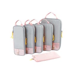 BAGSMART 6 Set/4 Set/2 Set Compression Packing Cubes for Travel, Lightweight Vacation Travel Essentials, Travel Accessories for Suitcase Organizer Bags Set, Durable Luggage Organizer Travel Bags