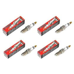 HKS M45 Super Fire Iridium Spark Plugs 4 Pack Compatible with 2008-15 Mitsubishi Evolution X