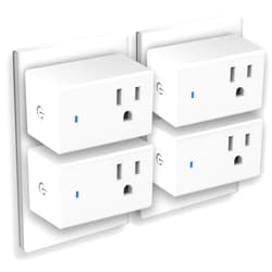ExIoTy Mini Smart Plug, Compatible with Alexa Only, Simple Setup with One Voice Command, Remote Control, Timer & Schedule & Group Controller, Stable Connection, Echo Required (4 Pack)