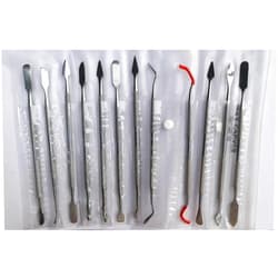 RELIBBA Wax Carving & Modeling Tools, Clay & Pottery Tools, (R-120) Modeling/Sculpting/Carving Tools - Stainless Steel (Set of 12 Pieces)